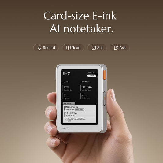 Flowtica Verso Reservation | E-ink AI Notetaker