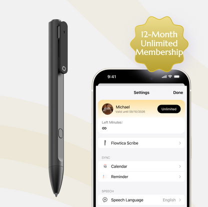 Flowtica Scribe smart pen for digital note-taking