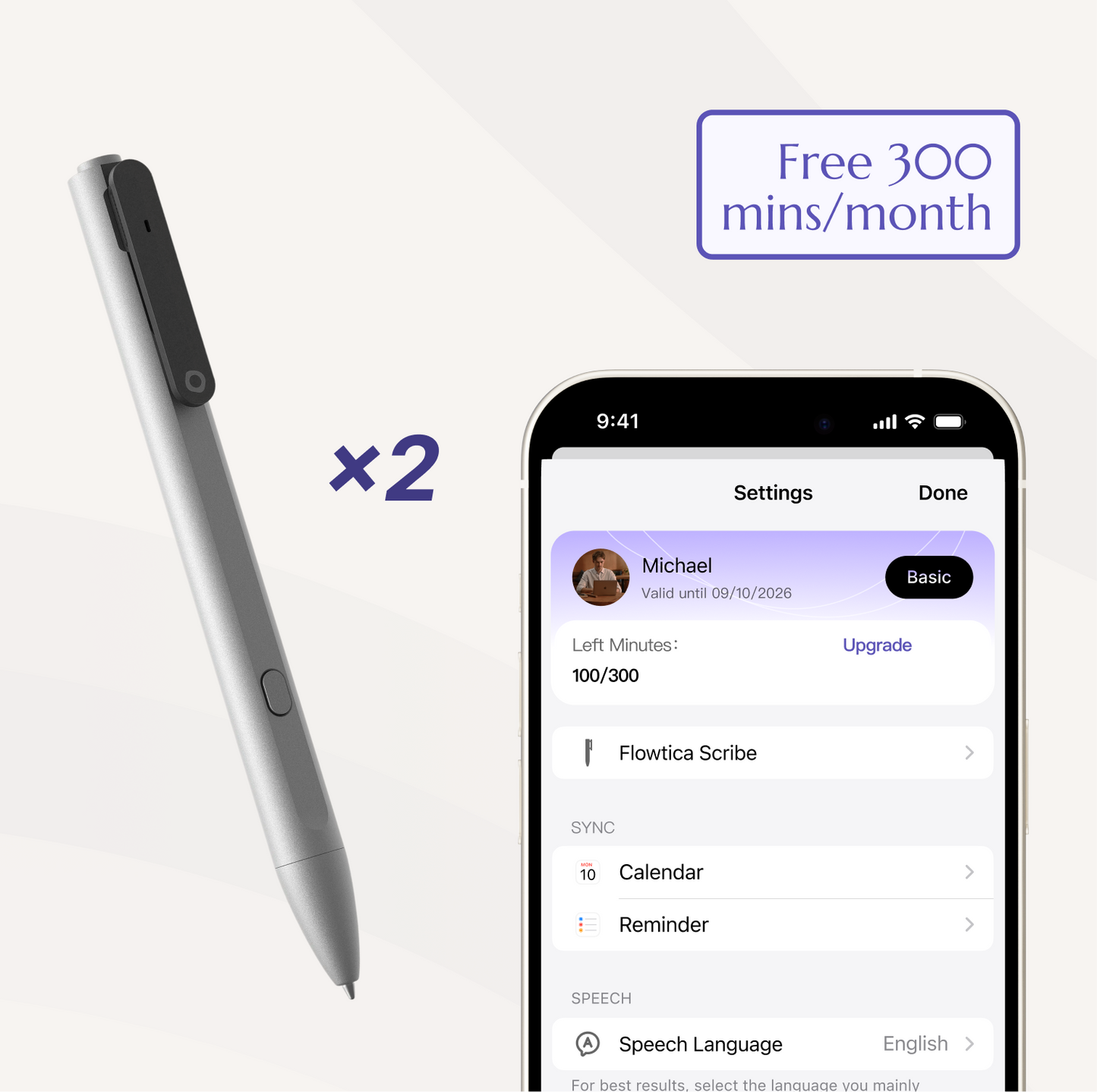 Flowtica Scribe smart pens bundle for team note-taking