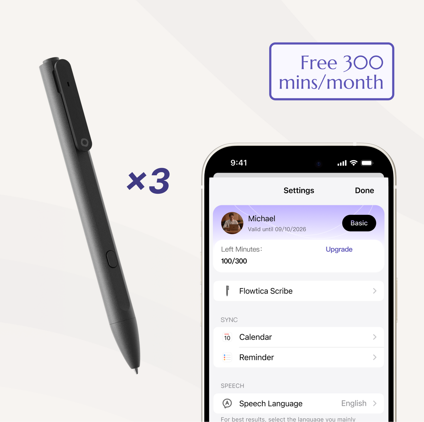 Flowtica Scribe AI pens multi-pack for gifting